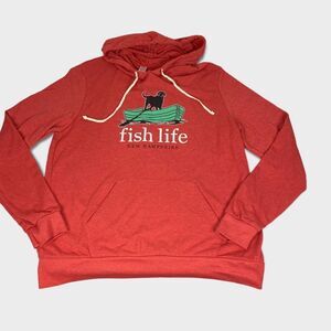 Fish Life New Hampshire long-sleeve hoodie